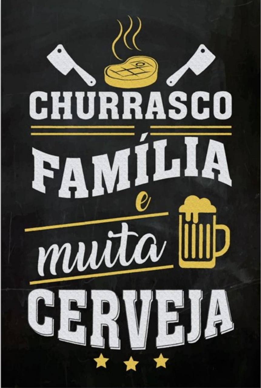 Churrasco, família e muita Cerveja