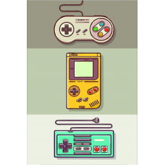 Controles  de Video- Game antigos